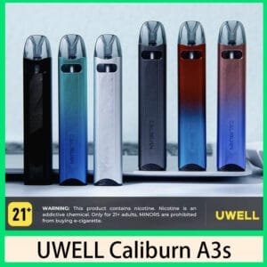 UWELL Caliburn A3S咖哩棒A3S POD電子煙主機官網評價說明書